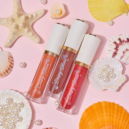 ULTRAMO 6 Colores Chapado oro Borde tuk Lip Gloss WC023