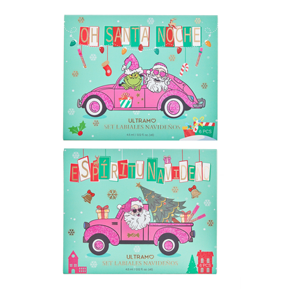 ULTRAMO 6PZ/Set Labiales Navideños WD039