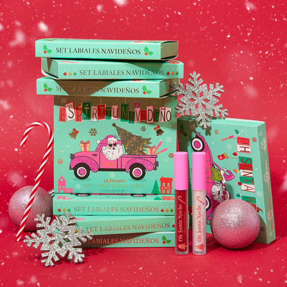 ULTRAMO 6PZ/Set Labiales Navideños WD039