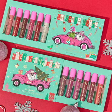 ULTRAMO 6PZ/Set Labiales Navideños WD039