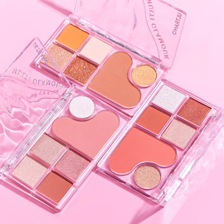 ULTRAMO Paleta de sombras de ojos Highlighting Eyeshadow & Contour Combo Cloud Collection 3 Colours WD061