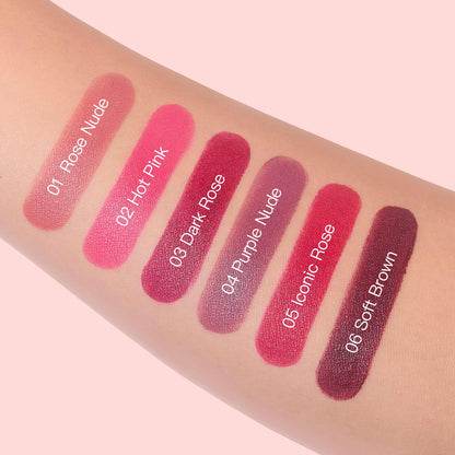 ULTRAMO Barra de labios mate 10 Colour Topper Patch Square WE021