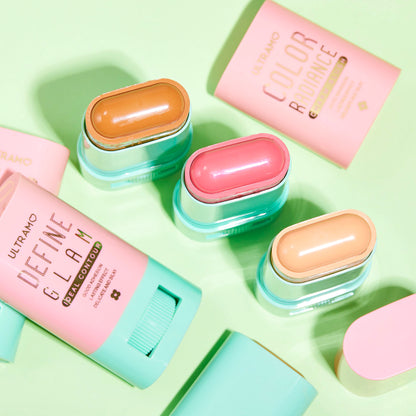 ULTRAMO 6-color rotating flat tube blush + contour + concealer stick WE084