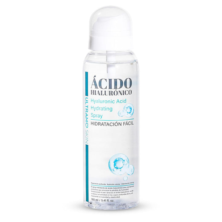 ULTRAMO Spray Hidratante 160ml, Colágeno, Retinol, Ácido Hialurónico, Niacinamida, Sérum Hidratante Profundo, Fresco y No Pegajoso, Múltiples Usos Hidratación Diaria y Prebase
