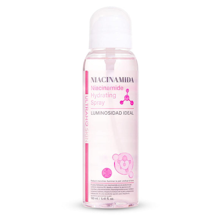 ULTRAMO Spray Hidratante 160ml, Colágeno, Retinol, Ácido Hialurónico, Niacinamida, Sérum Hidratante Profundo, Fresco y No Pegajoso, Múltiples Usos Hidratación Diaria y Prebase