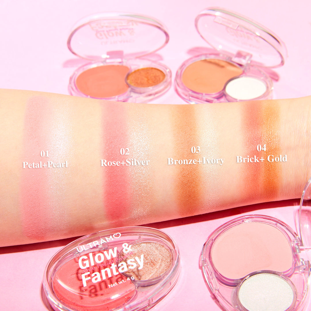 ULTRAMO 4 Shades Duo Blush Discos iluminadores WF030