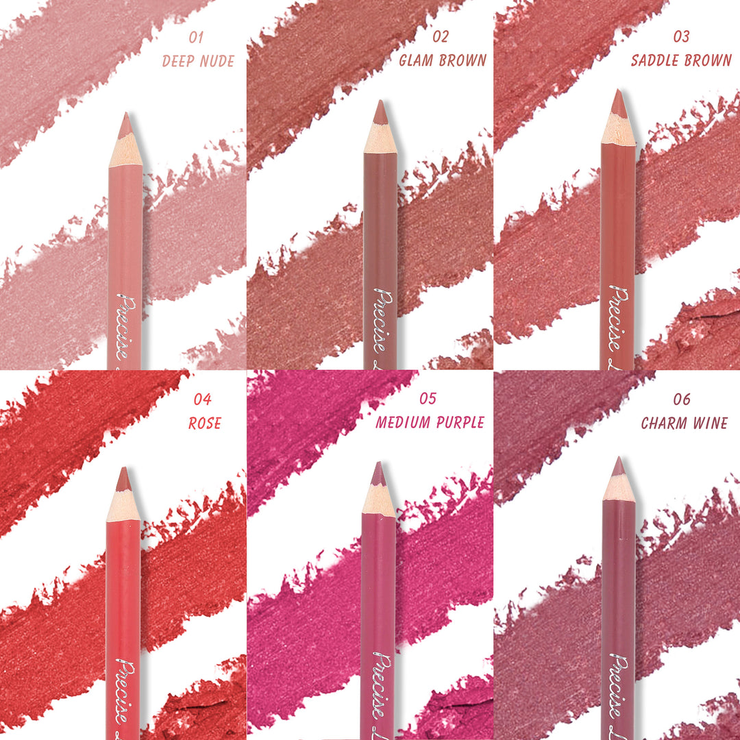 ULTRAMO Perfilador de labios de 6 colores con tapa transparente WG055