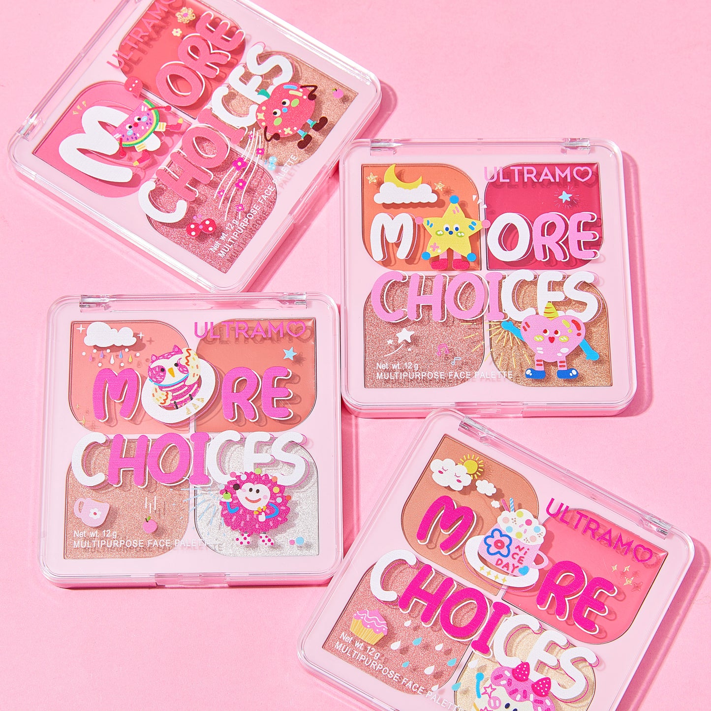 ULTRAMO Paleta de Rostro Multiusos WH068