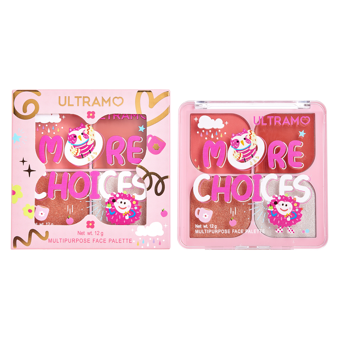 ULTRAMO Paleta de Rostro Multiusos WH068