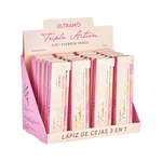 ULTRAMO Lápiz de Cejas 3 en 1 WP052