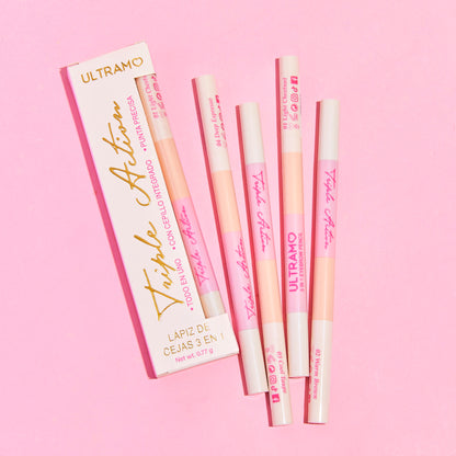 ULTRAMO Lápiz de Cejas 3 en 1 WP052