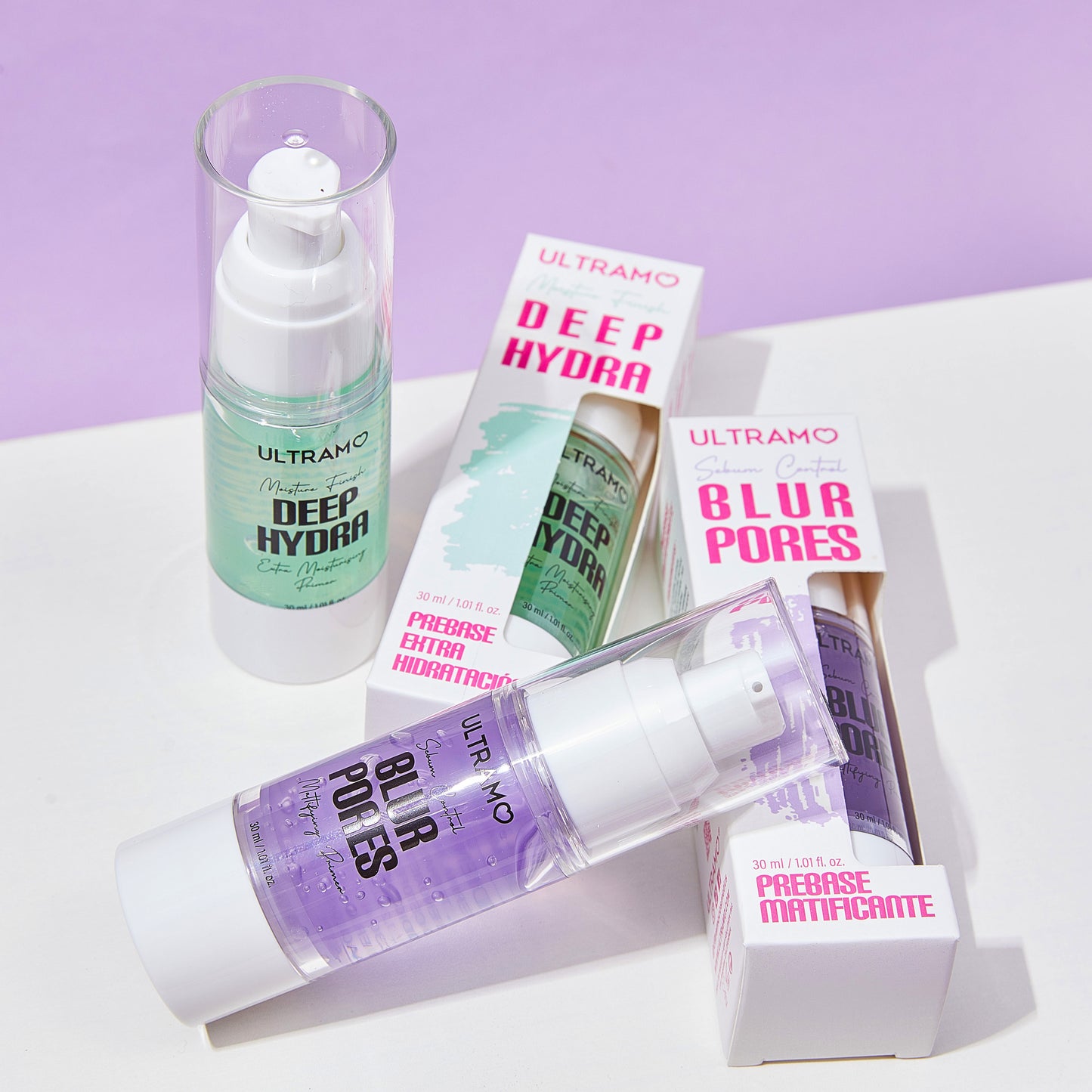 ULTRAMO Prebase Extra Hidratación  & Matificante 30ml WQ012