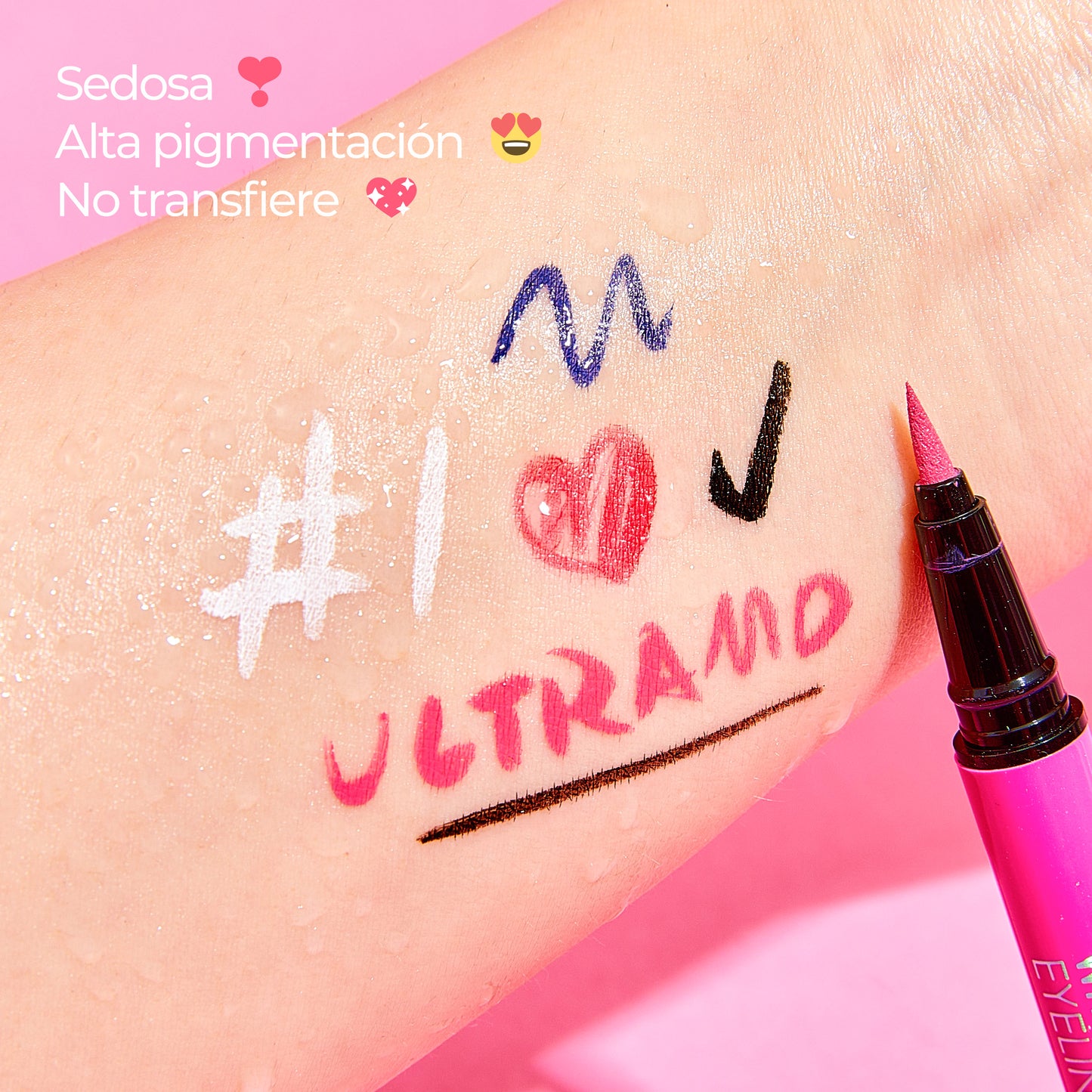 ULTRAMO Delineador de Ojos Impermeable WQ037