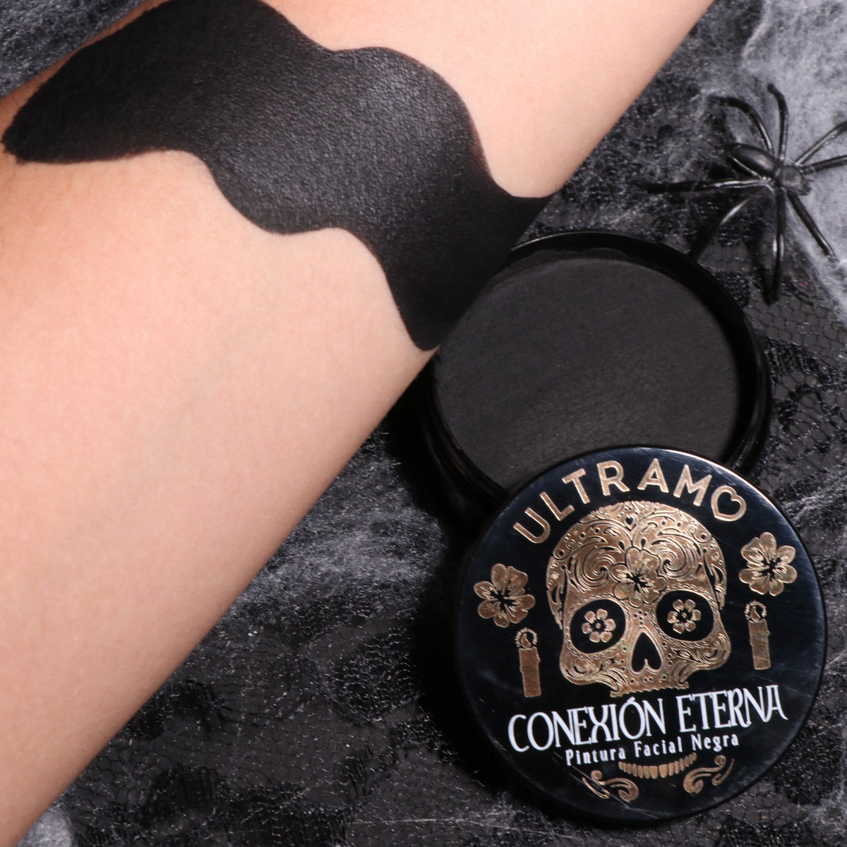 ULTRAMO Kit Pintura Facial Blanco y Negro Body Paint FM702