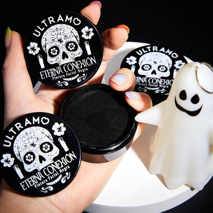 ULTRAMO Kit Pintura Facial Blanco y Negro Body Paint FM702